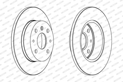DISC FRANA FERODO DDF386 1