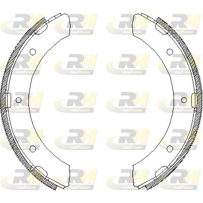 ROADHOUSE 4309.00 Ремкомплект барабанных колодок для OPEL ASTRA F Наклонная задняя часть (T92) 1.4 (F08, M08, F68, M68)
