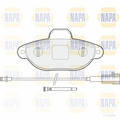 Brake Pad Set NAPA PBP7182