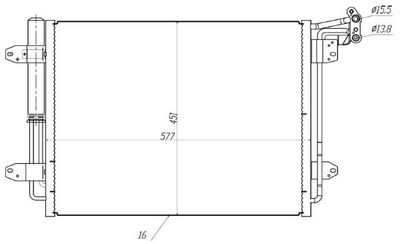 KONDENSATOR KLIMAANLAGE