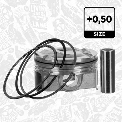 PISTON ET ENGINETEAM PM015750 1