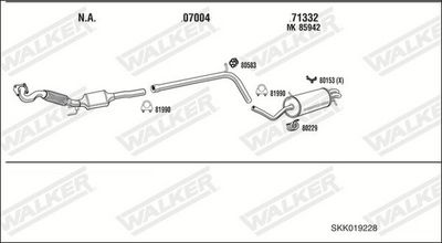SISTEM DE ESAPAMENT WALKER SKK019228