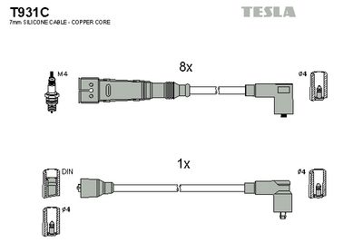 ZüNDLEITUNGSSATZ TESLA T931C