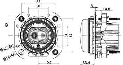 Fjärrstrålkastare HELLA 1F0011 988-131