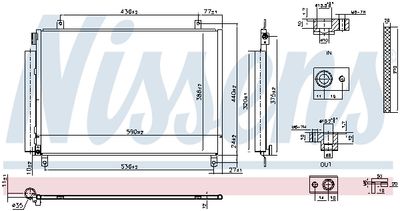 CONDENSATOR CLIMATIZARE NISSENS 941171 6