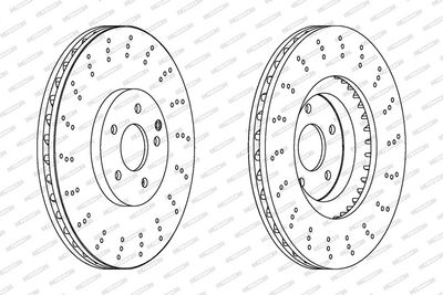BREMSSCHEIBE FERODO DDF1650C1 1