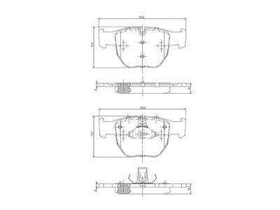 комплект спирачно феродо, дискови спирачки A.Z. Meisterteile AZMT-44-022-1157