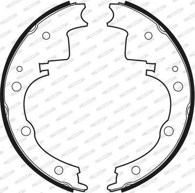 SET SABOTI FRANA FERODO FSB391 2