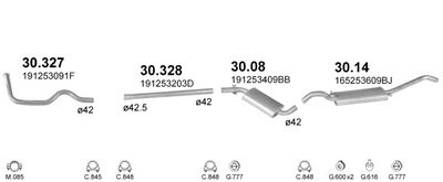 SISTEM DE ESAPAMENT POLMO POLMO00491