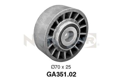 Rolka napinacza, pasek klinowy wielorowkowy SNR GA351.02