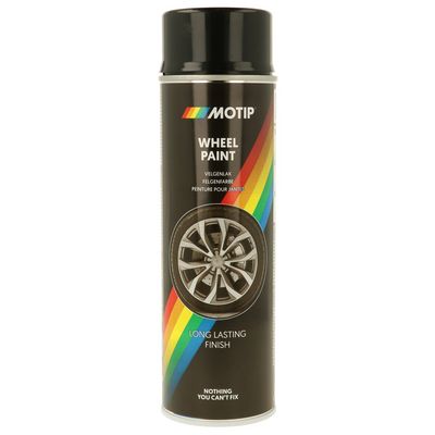 Motip 04018 Sprej na disky kol, černá lesklá 500ml