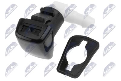 Plovimo skysčio purkštukas, priekinis langas