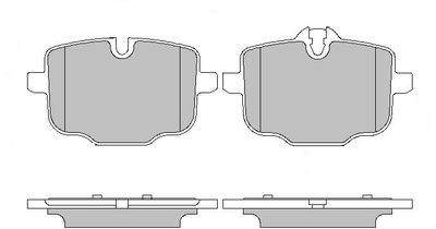Комплект тормозных колодок, дисковый тормоз MOTAQUIP LVXL1685 для BMW iX