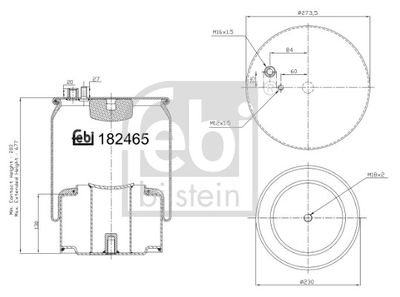 FEBI BILSTEIN Federbalg, Luftfederung
