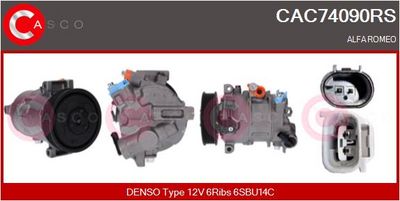 COMPRESOR CLIMATIZARE CASCO CAC74090RS