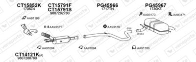 ABGASANLAGE VENEPORTE 450809