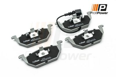 stabdžių trinkelių rinkinys, diskinis stabdys 1B1002 ProfiPower