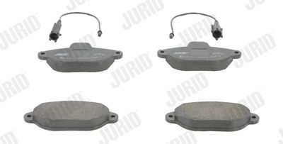 Комплект тормозных колодок, дисковый тормоз JURID 573267J для FORD KA