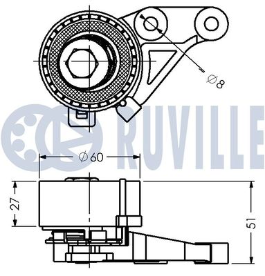 ROLA INTINZATOR CUREA DISTRIBUTIE RUVILLE 540807 1