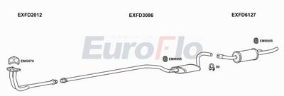 EuroFlo Exhaust System FDESC16 3001A00