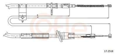 CABLU FRANA DE PARCARE