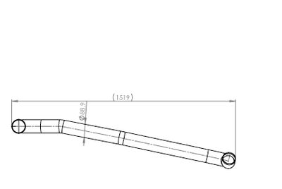 Rura wydechowa DINEX 54712