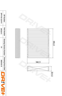 FILTER INNENRAUMLUFT DR!VE+ DP1110120111 4