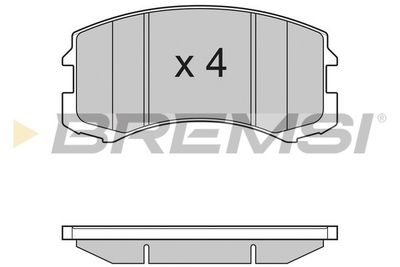 BREMSI BP3192 Тормозные колодки для MITSUBISHI LANCER VII универсал (CS_W, CT_W)