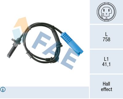 датчик, обороти на колелото FAE 78531