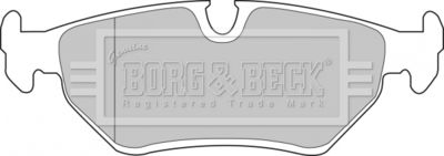 BORG & BECK BBP1556 Тормозные колодки и сигнализаторы  для JAGUAR XJSC (Ягуар Xжск)