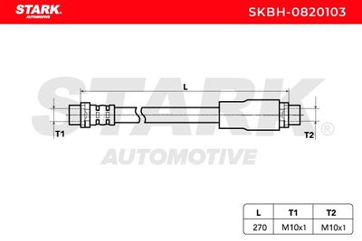 спирачен маркуч STARK SKBH-0820103