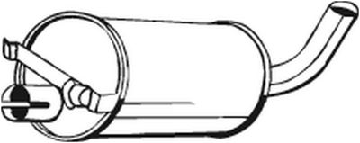 BOSAL Mittelschalldämpfer