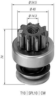 MAGNETI MARELLI Krumpliaratis, starteris