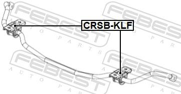 BUCSA BARA STABILIZATOARE FEBEST CRSBKLF 1