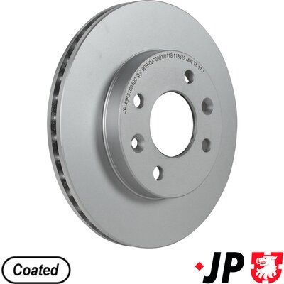 спирачен диск JP GROUP 4363100400
