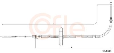 CABLU FRANA DE PARCARE