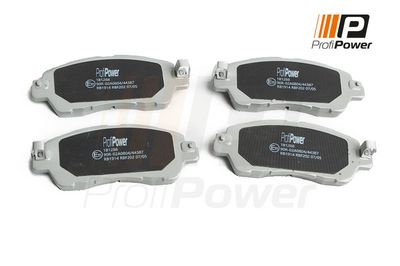 stabdžių trinkelių rinkinys, diskinis stabdys 1B1288 ProfiPower