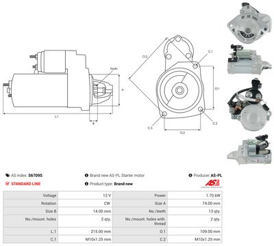 STARTER AS-PL S6709S 4
