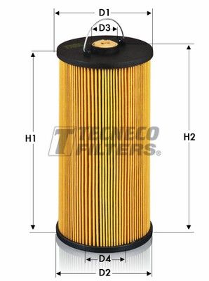 Масляный фильтр TECNECO FILTERS OL0157E для SSANGYONG REXTON