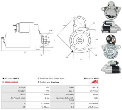 STARTER AS-PL S5461S 4