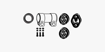 MONTAGESATZ ABGASANLAGE