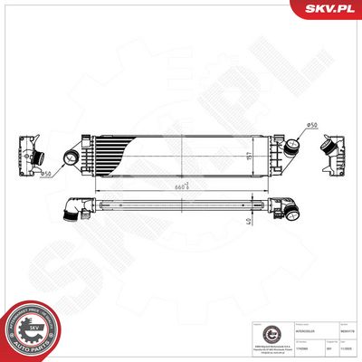 Chladič turba ESEN SKV 98SKV178