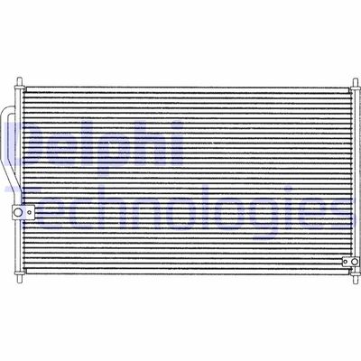 Конденсатор, кондиционер DELPHI TSP0225206 для HONDA INTEGRA