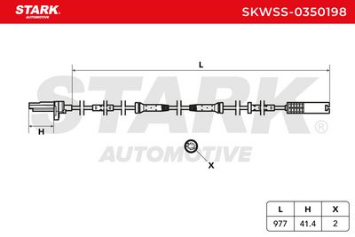 датчик, обороти на колелото STARK SKWSS-0350198