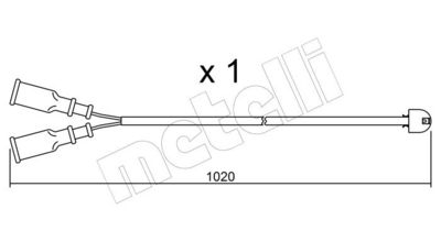 SENZOR DE AVERTIZARE UZURA PLACUTE DE FRANA