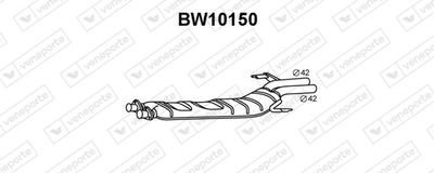 Предглушитель выхлопных газов VENEPORTE BW10150 для BMW 6