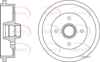 Brake Drum APEC DRM9154