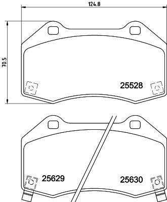 Brake Pad Set, disc brake 8DB 355 025-871
