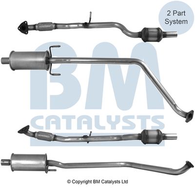 Катализатор BM CATALYSTS BM92961H для OPEL KARL