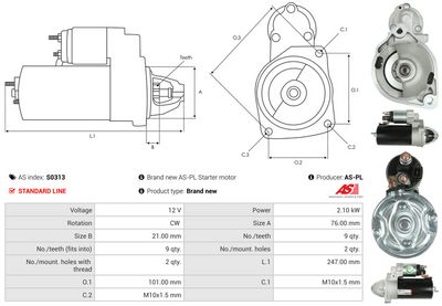 STARTER AS-PL S0313 4